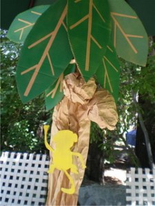 monkey on a tree, homemade by me