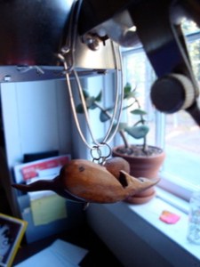 the whales swimming in the sea of my office